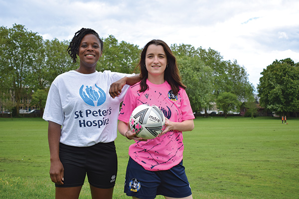 St Peter's Hospice footballers