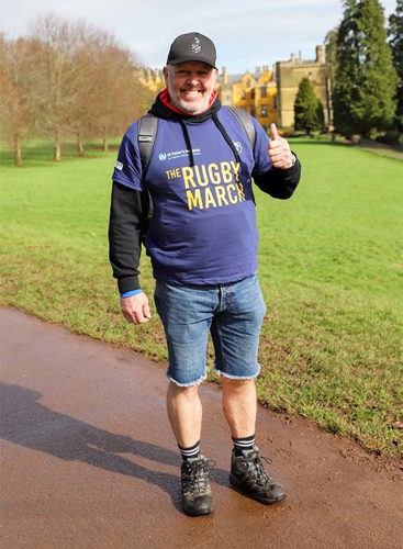 Darren at The Rugby March